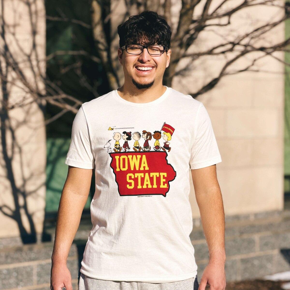 Peanuts x Iowa State White The Gang Short Sleeve T-Shirt